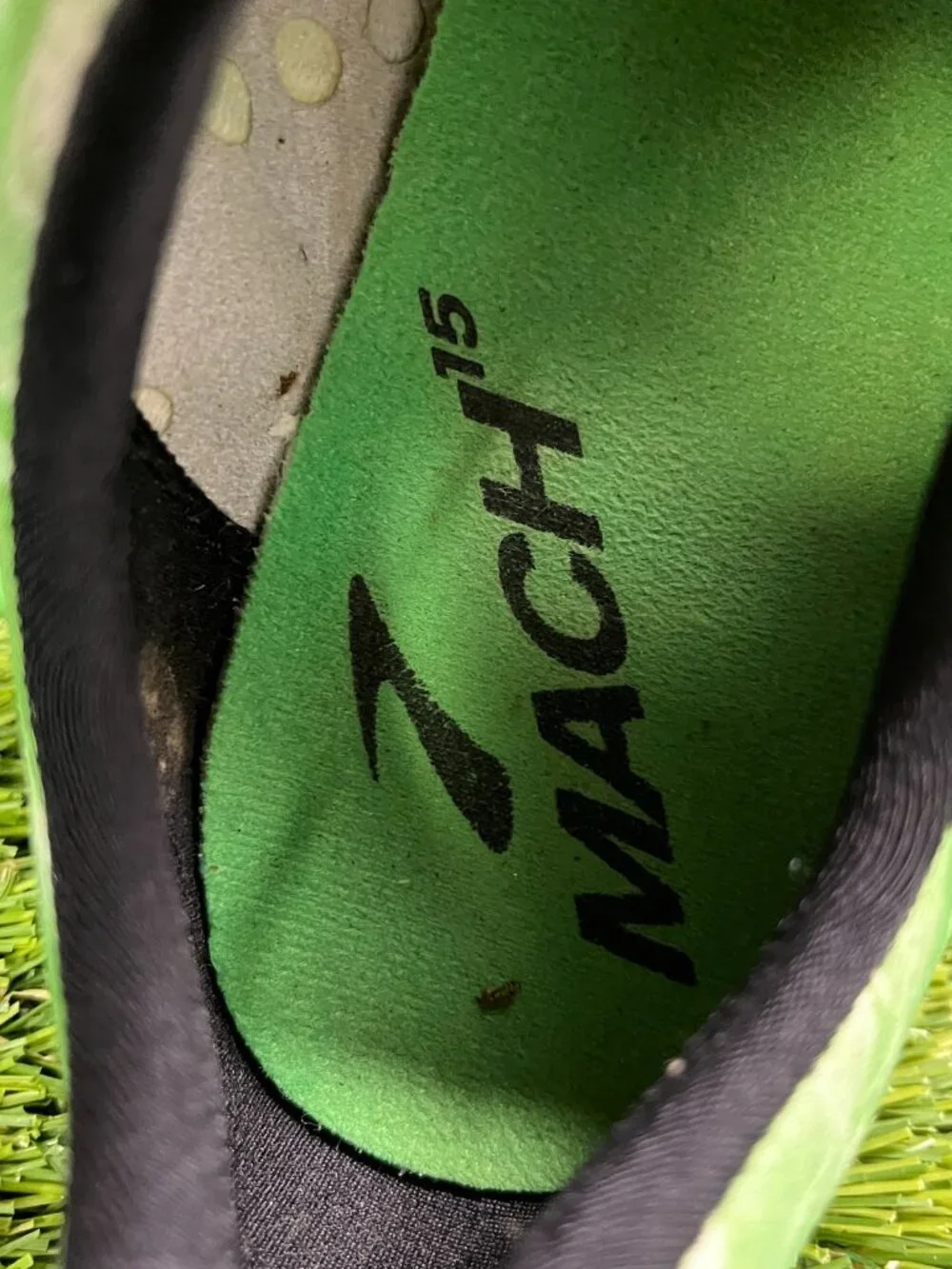 Brooks Mach 15 Mens Size‎ 10 Green Black Running Track Field Shoes Sneakers